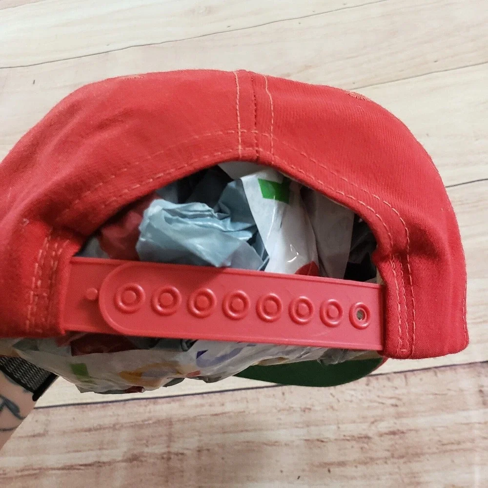 VINTAGE New Era PYL GSA All Stars‎ Hat Cap Red California Fastpitch Softball